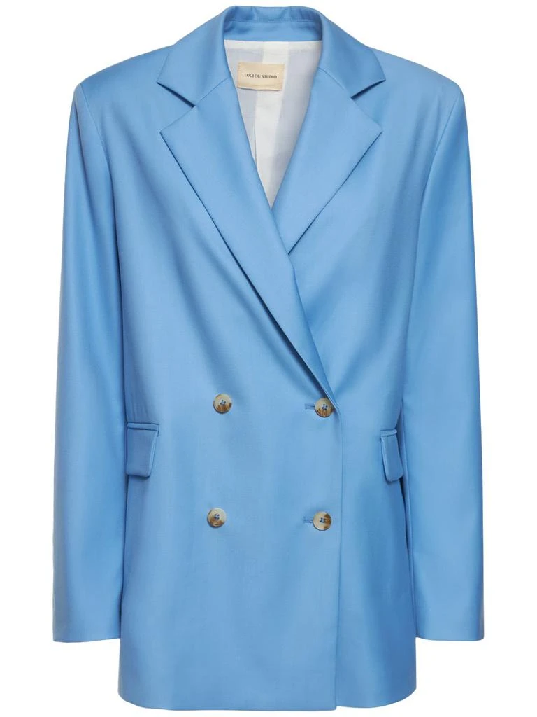 商品Loulou Studio|Donau Double Breast Wool Blazer,价格¥1476,第1张图片
