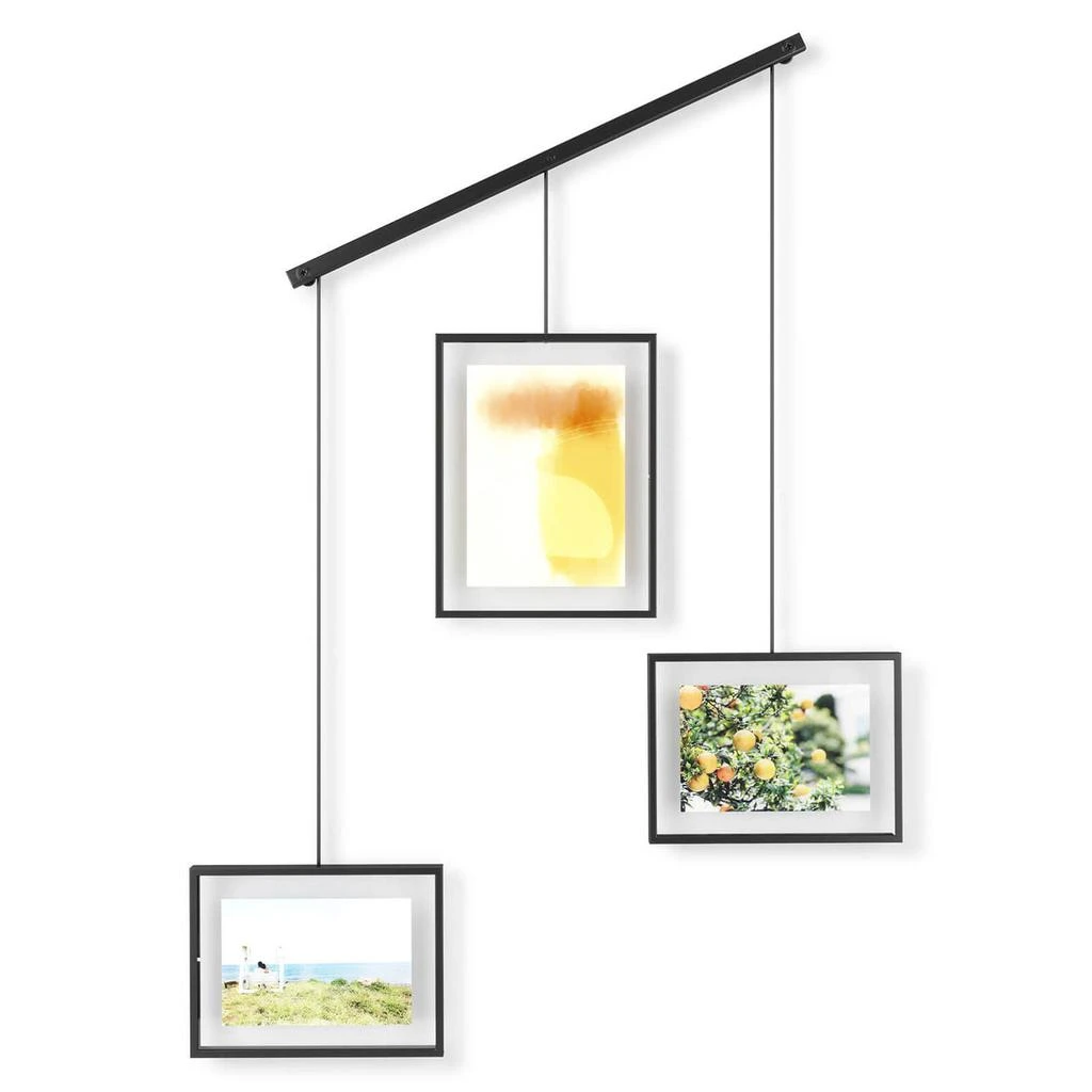 商品Umbra|Umbra Exhibit 3 Photo Display - Black,价格¥250,第5张图片详细描述