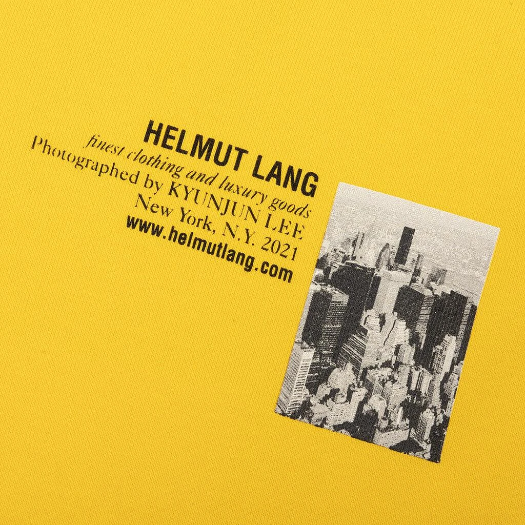 商品Helmut Lang|Helmut Lang New York Postcard Hoodie - Taxi Yellow,价格¥1565,第3张图片详细描述