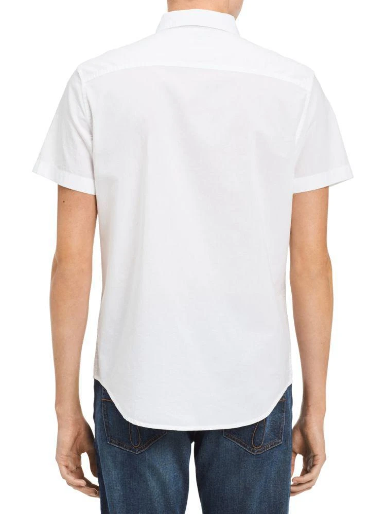 商品Calvin Klein|Stripe Cotton 衬衫,价格¥158,第2张图片详细描述