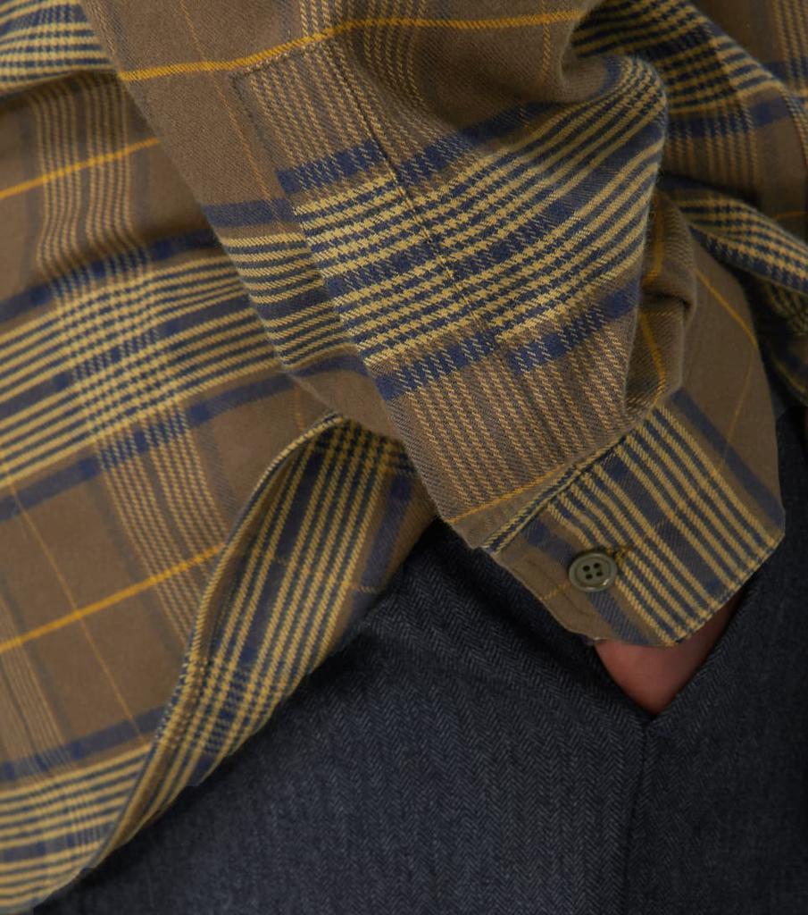 商品Dries Van Noten|格纹法兰绒长袖衬衫,价格¥2556,第7张图片详细描述