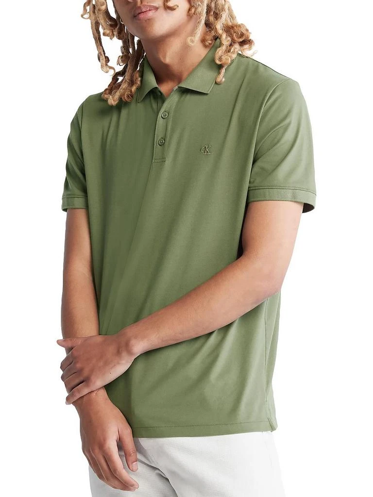 商品Calvin Klein|Mens Short Sleeve Collar Polo,价格¥323,第1张图片