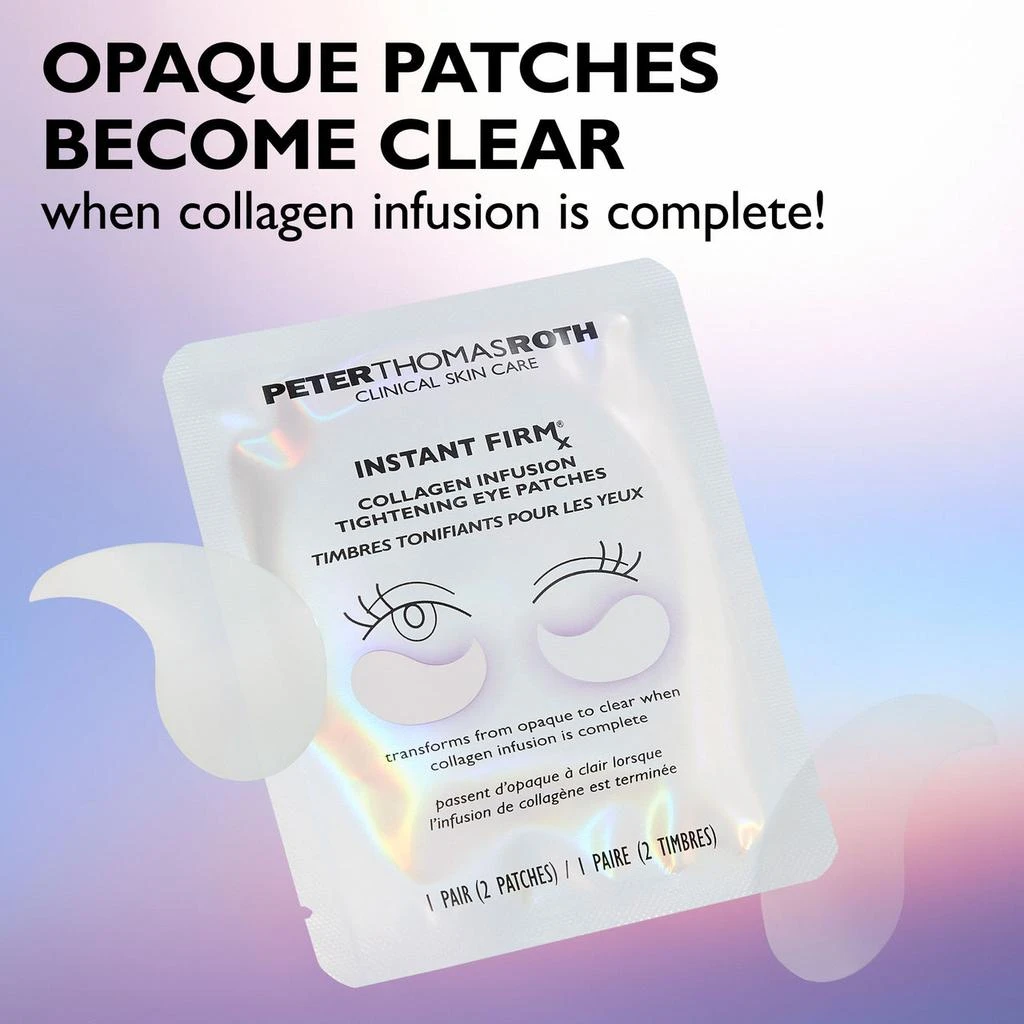 商品Peter Thomas Roth|Instant FIRMx Collagen Infusion Tightening Eye Patches,价格¥271,第4张图片详细描述