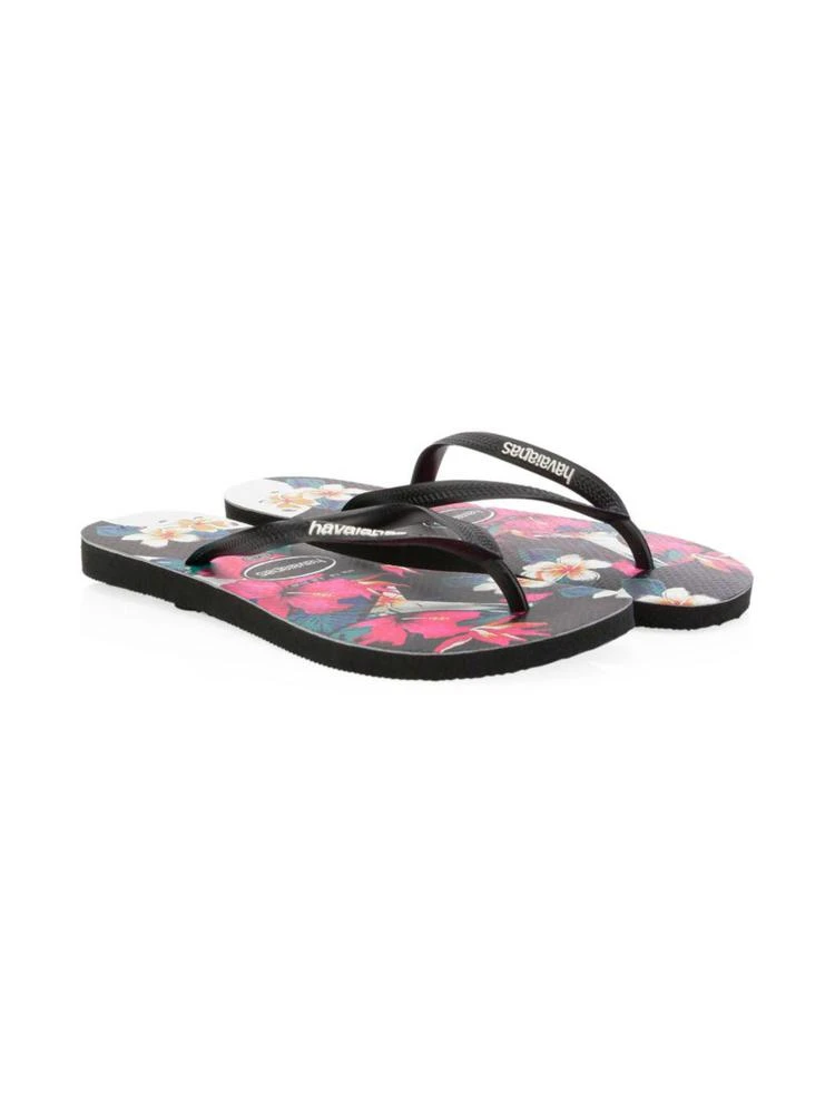 商品Havaianas|Slim Tropical Flip Flops,价格¥91,第2张图片详细描述