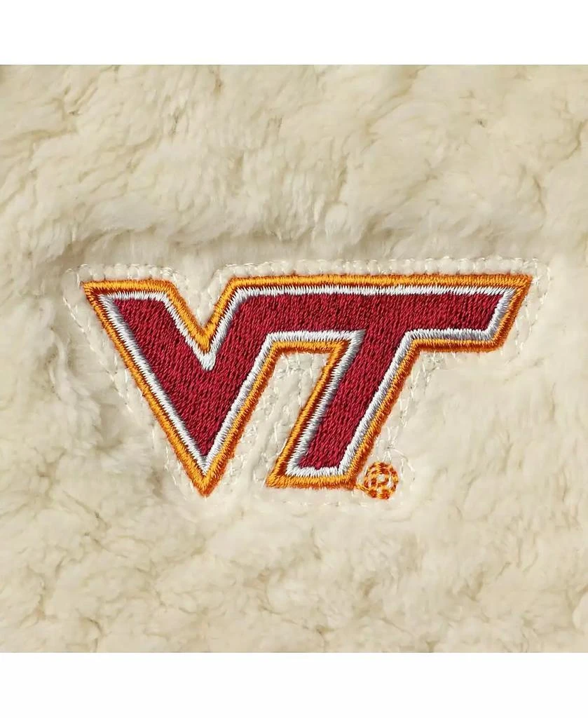 商品Columbia|Women's Cream Virginia Tech Hokies Fireside II Sherpa Full-Zip Jacket,价格¥517,第2张图片详细描述