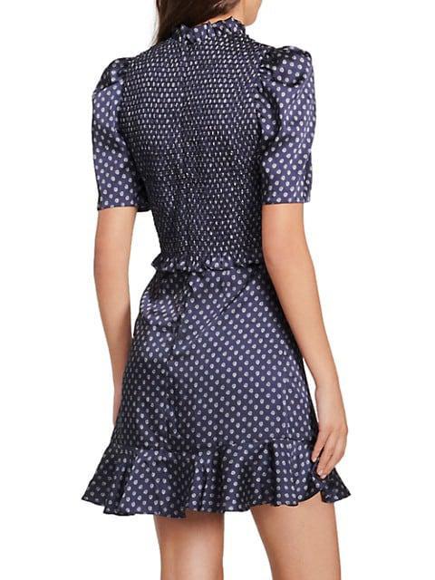 商品Sandro|Malden Polka Dot Mini Dress,价格¥1574,第5张图片详细描述