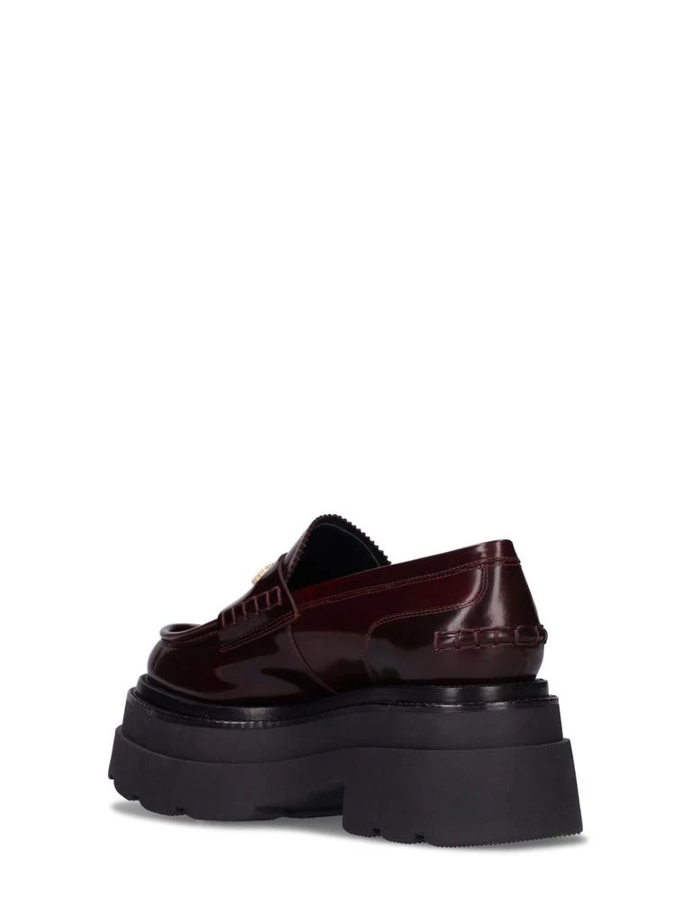 商品Alexander Wang|75mm Carter Platform Leather Loafers,价格¥5275,第4张图片详细描述