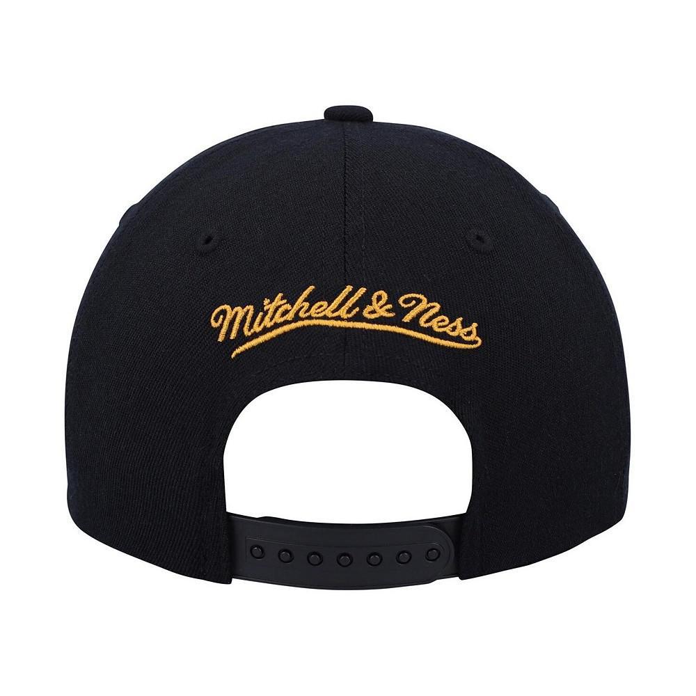 商品Mitchell and Ness|Men's Black Chicago Bulls Hardwood Classics 1997 NBA Champions Stretch Snapback Hat,价格¥352,第5张图片详细描述