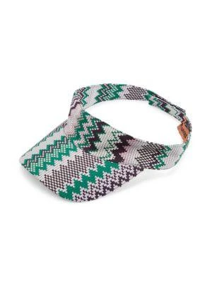 商品Missoni|Adjustable Chevron-Woven Visor,价格¥278,第1张图片