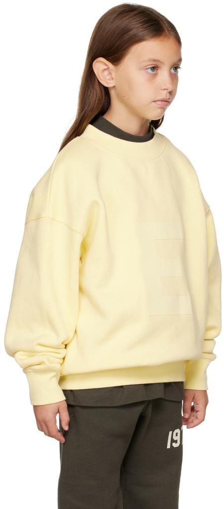 商品Essentials|Kids Yellow Logo Sweatshirt,价格¥356,第4张图片详细描述