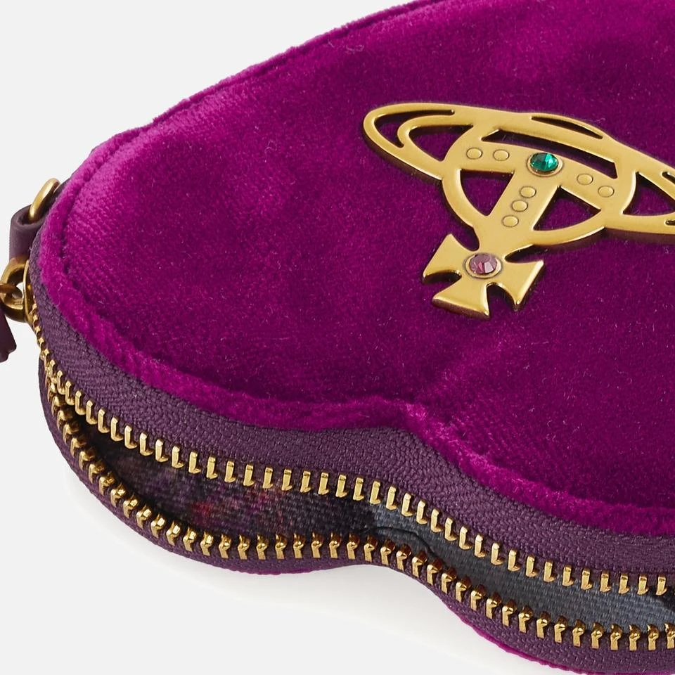 商品Vivienne Westwood|Vivienne Westwood Heart Velour Wristlet,价格¥1165,第2张图片详细描述