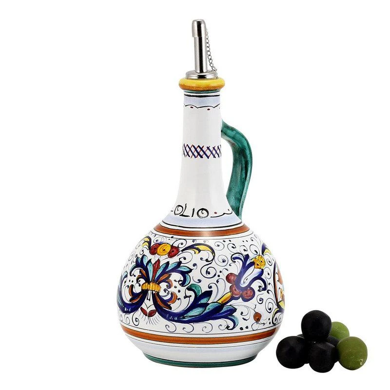 商品Artistica - Deruta of Italy|Ricco Deruta: Bundle With Utensil Holder & Olive Oil Dispenser & Biscotti Jar,价格¥4559,第2张图片详细描述