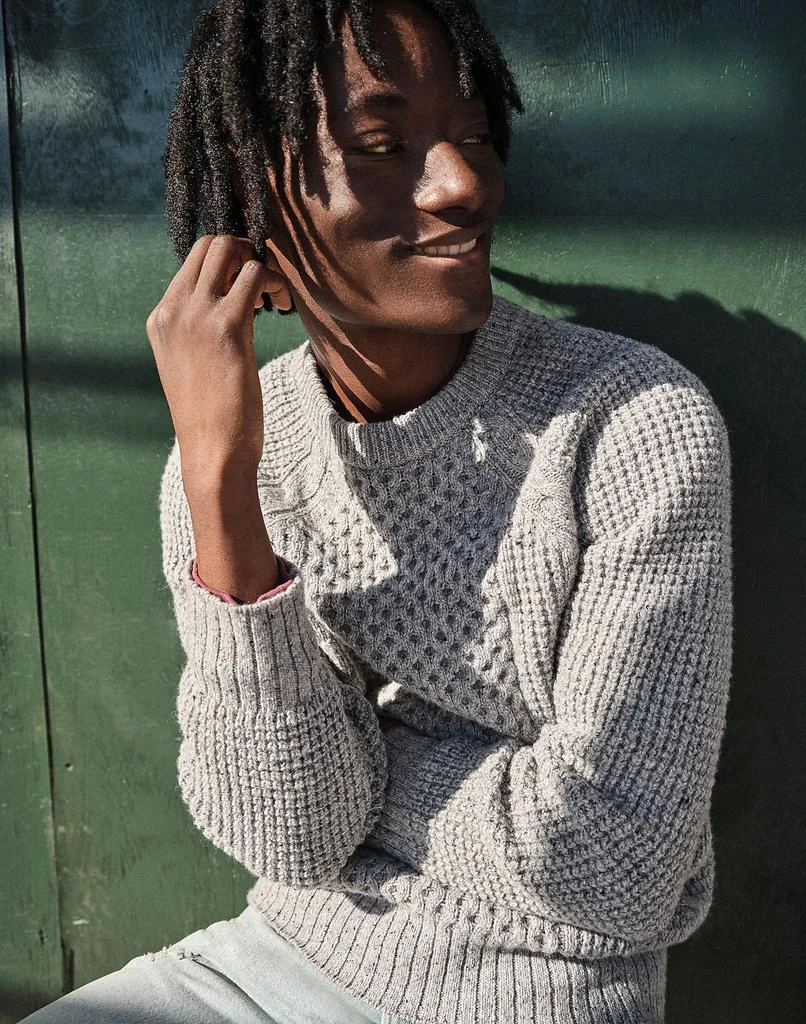 商品Madewell|Cableknit Fisherman Sweater,价格¥480,第5张图片详细描述