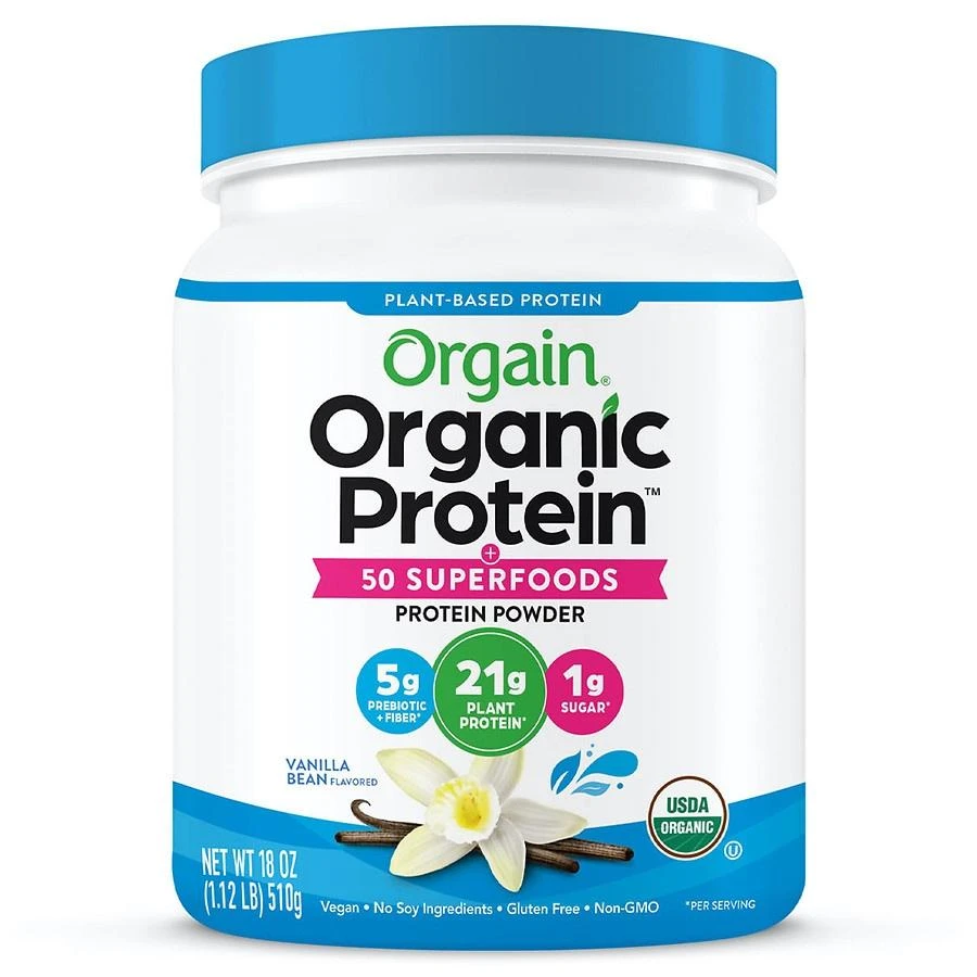 商品Orgain|Organic Protein + Superfoods Powder,价格¥252,第1张图片