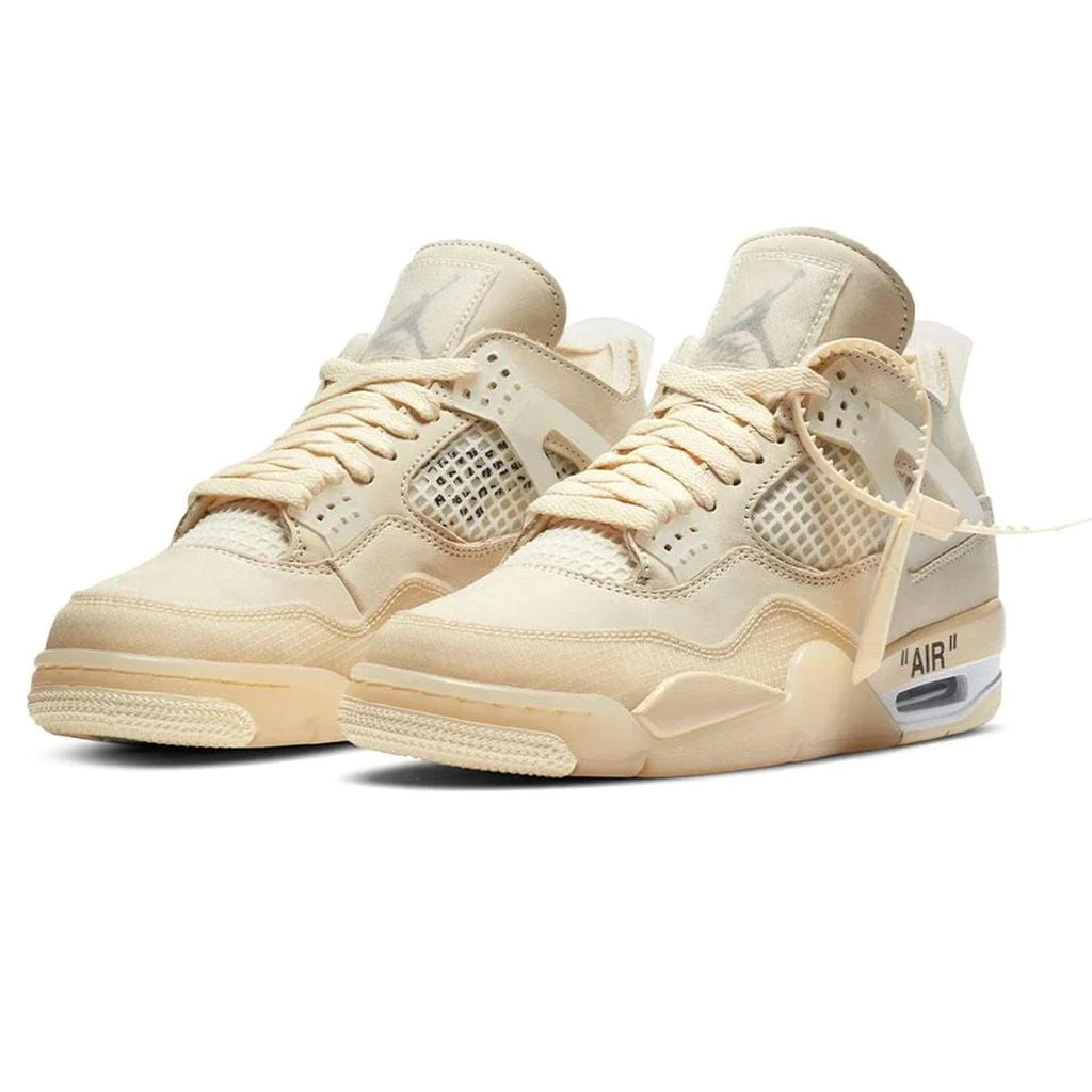 商品NIKE|Air Jordan 4 x Off White Sail (W),价格¥11515,第2张图片详细描述