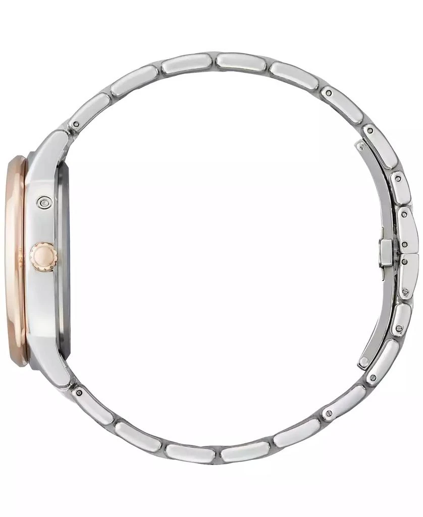 商品Citizen|Women's Eco-Drive Calendrier Diamond Accent Two-Tone Stainless Steel Bracelet Watch 37mm,价格¥3048,第2张图片详细描述