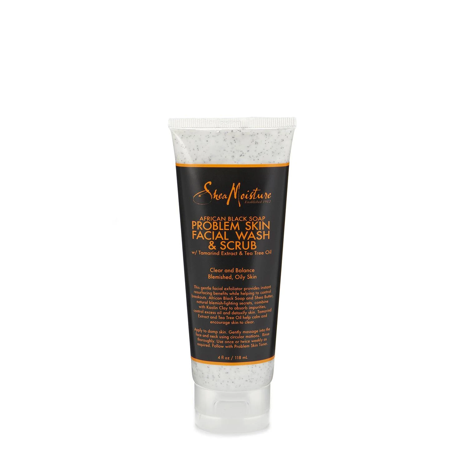 商品Shea Moisture|Shea Moisture Problem Skin Facial Wash & Scrub,价格¥96,第1张图片