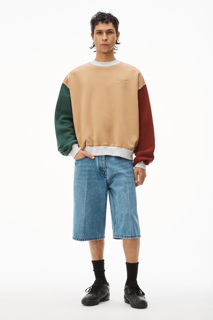 COLORBLOCK CREWNECK PULLOVER IN TERRY商品第4张图片规格展示