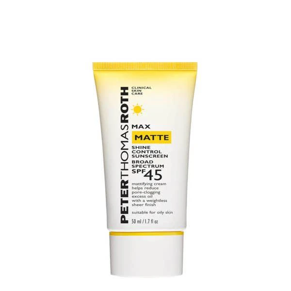 商品Peter Thomas Roth|Peter Thomas Roth Max Matte Shine Control Sun Cream SPF45 1.7 fl. oz,价格¥203,第1张图片