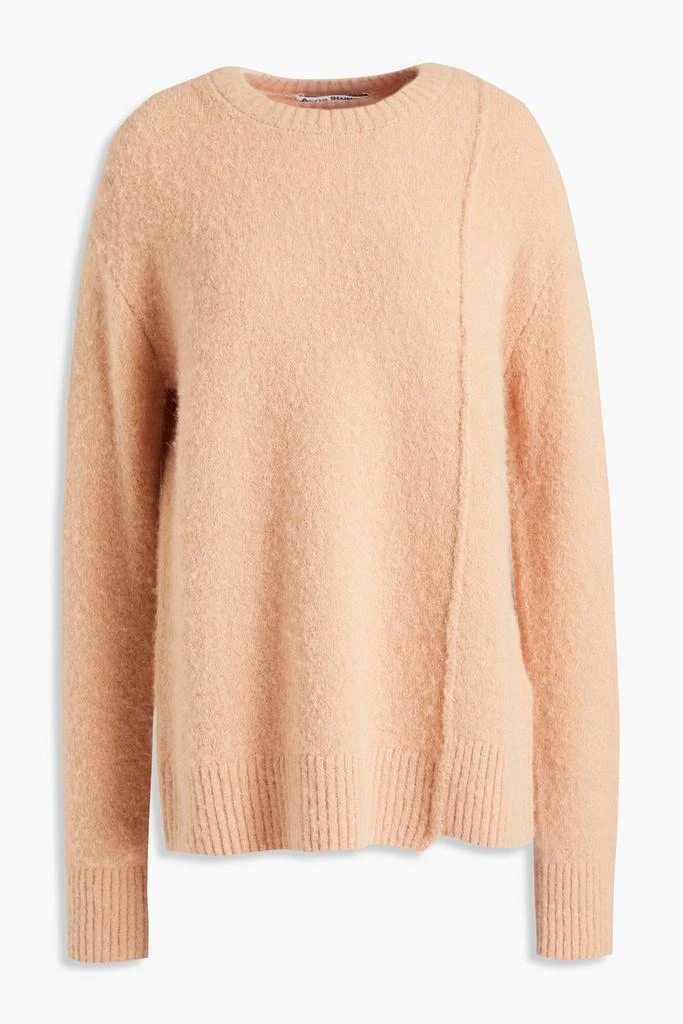 商品Acne Studios|Asymmetric brushed knitted sweater,价格¥945,第3张图片详细描述