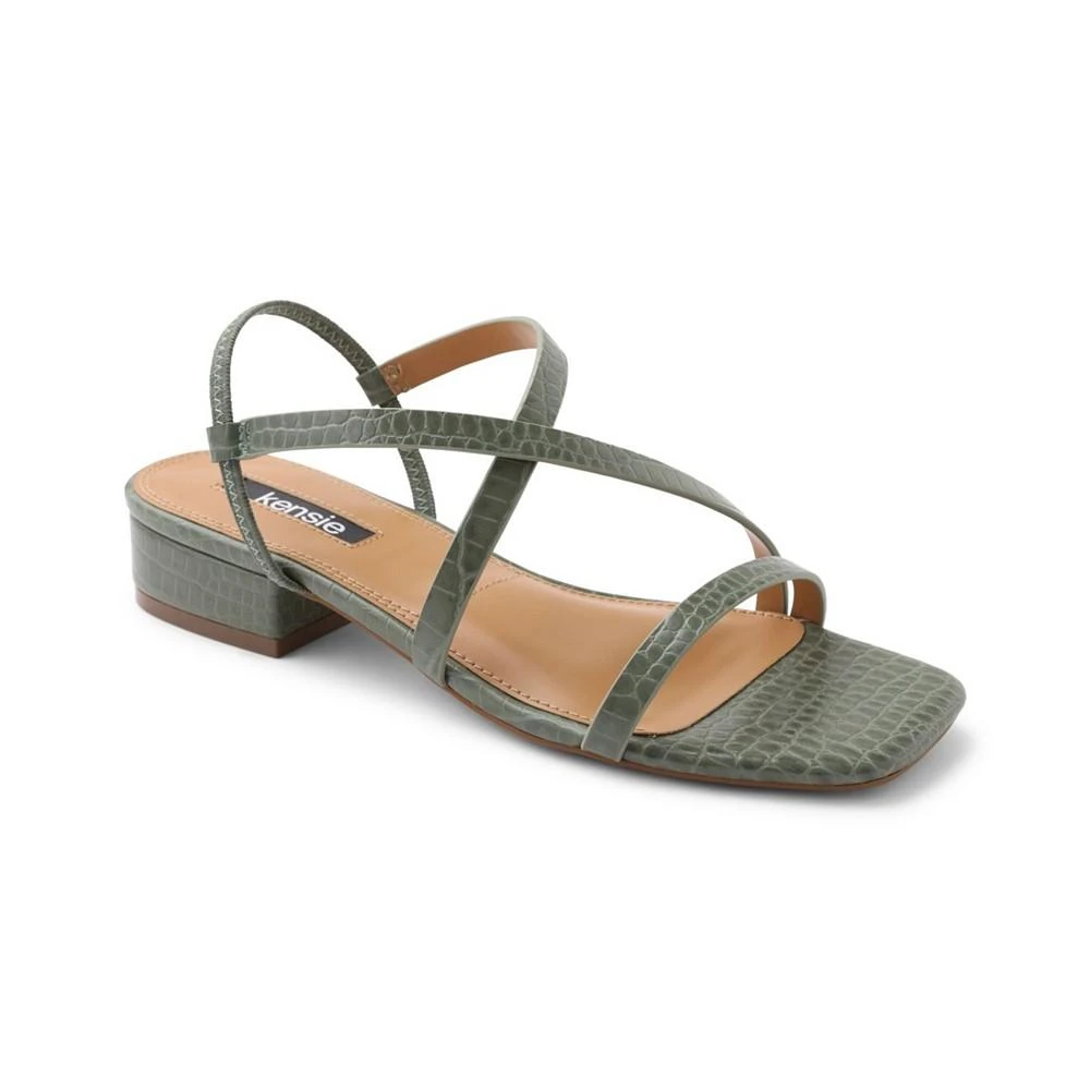 商品Kensie|Women's Conley Block Kitten Heel Sandal,价格¥514,第1张图片