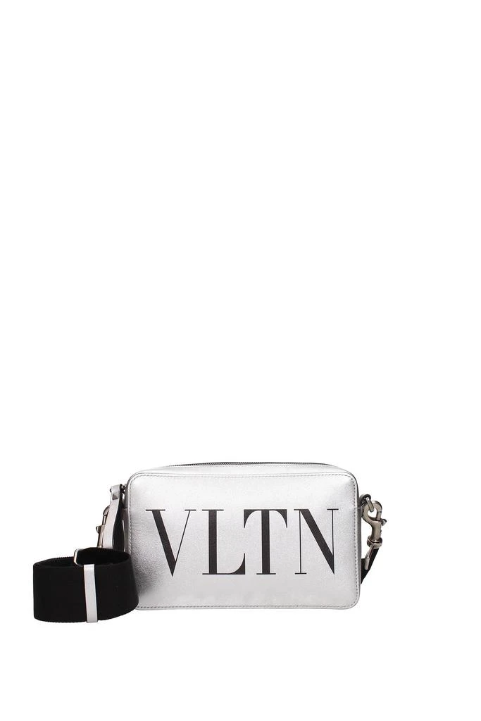 商品Valentino|Crossbody Bag vltn Leather Silver Black,价格¥5639,第1张图片