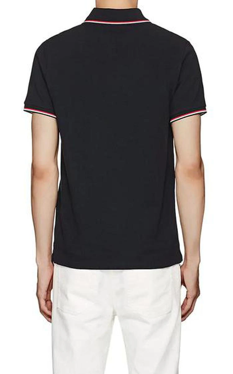 商品Moncler|Striped Cotton Piqué Polo Shirt,价格¥1601,第3张图片详细描述