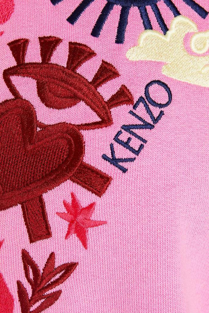 商品Kenzo|Embroidered cotton-fleece hoodie,价格¥1195,第6张图片详细描述