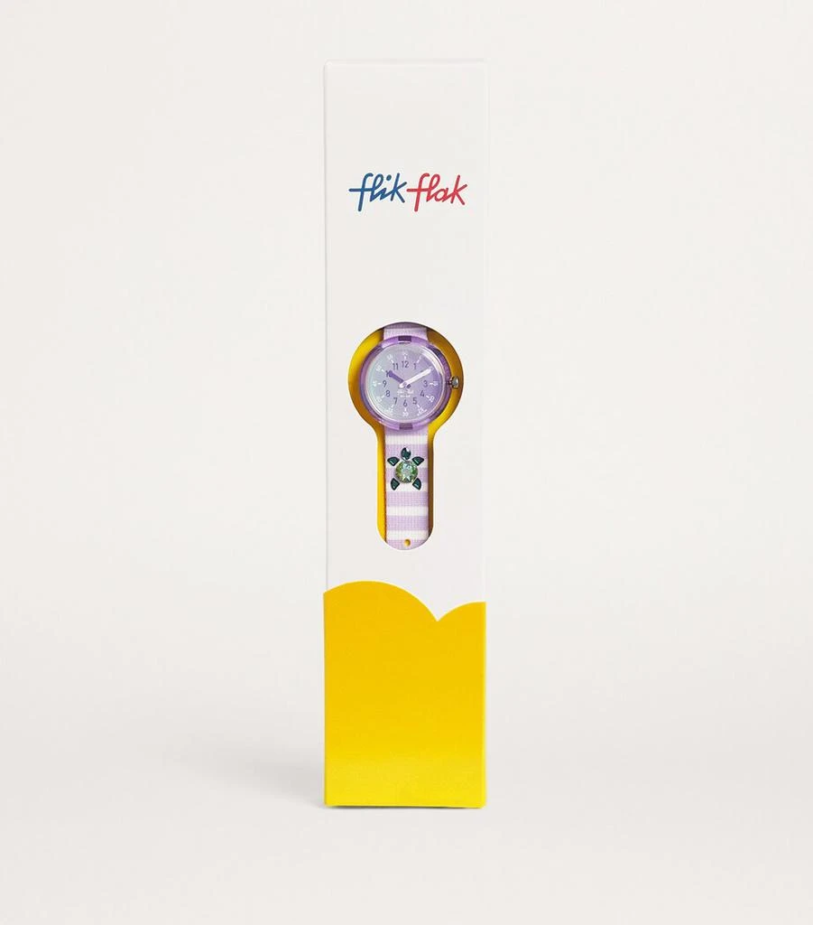 商品Flik Flak|Shining Turtle Watch 31.85mm,价格¥497,第1张图片