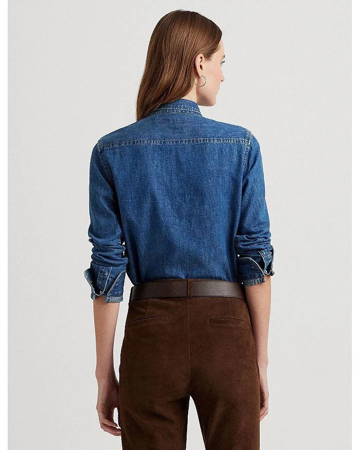 商品Ralph Lauren|Cotton Button Front Shirt,价格¥560,第3张图片详细描述