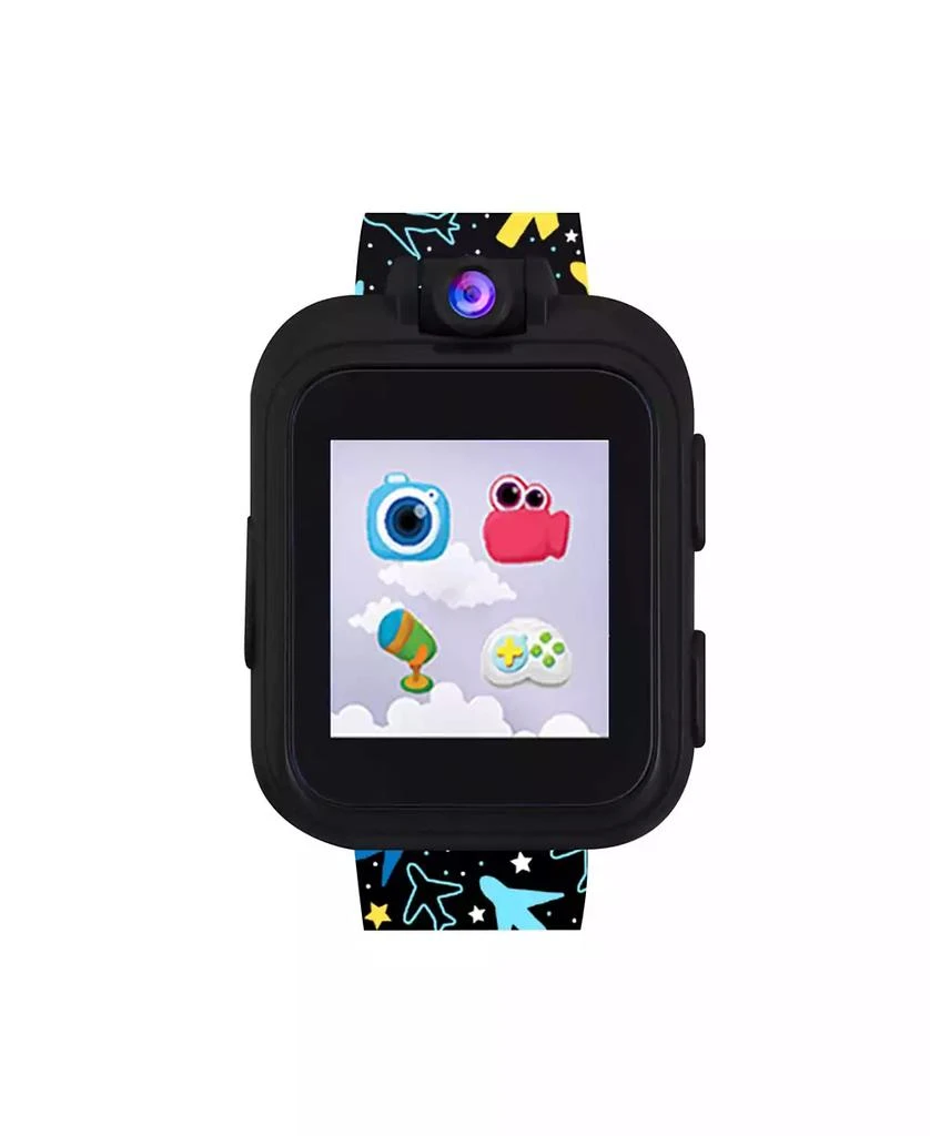 商品Playzoom|iTouch Black Smartwatch for Kids Airplane Print,价格¥150,第1张图片