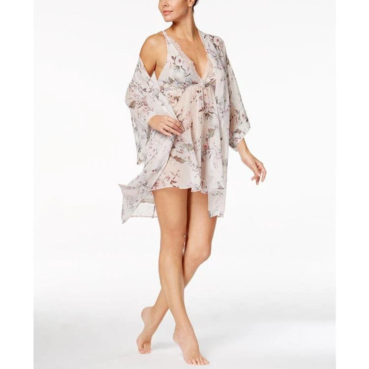 商品Flora Nikrooz|Gracie Printed Chiffon Kimono,价格¥401,第1张图片