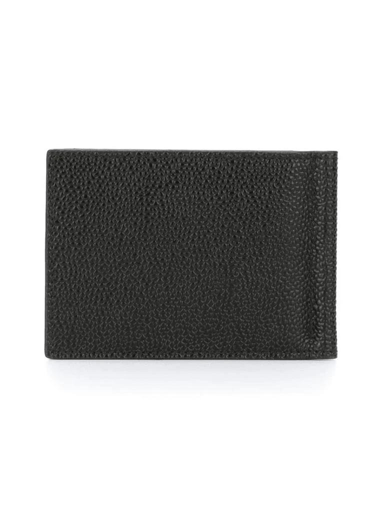 商品Thom Browne|THOM BROWN Money Clip Wallet In Black Pebble Grain,价格¥3767,第2张图片详细描述