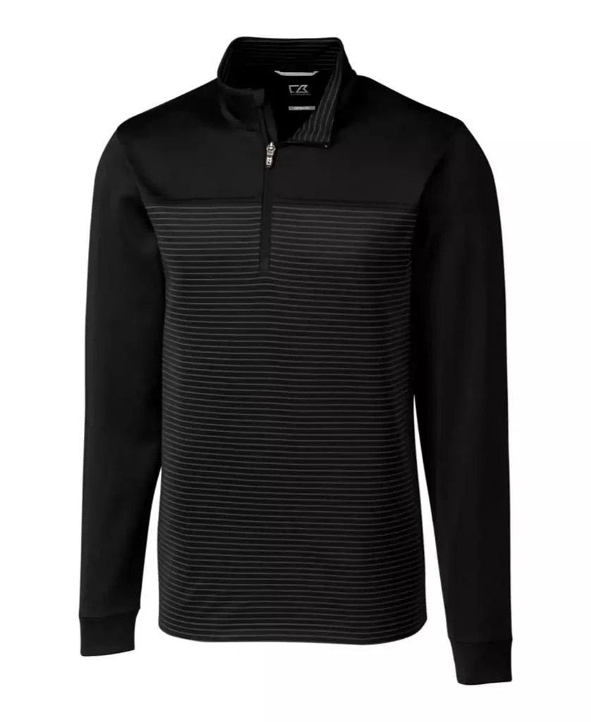 商品Cutter & Buck|Tall Traverse Stripe Stretch Quarter Zip Pullover Jacket,价格¥994,第1张图片