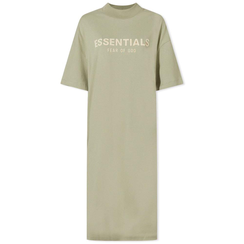 Fear of God ESSENTIALS Women's Logo Tee Dress - Sea Foam商品第1张图片规格展示