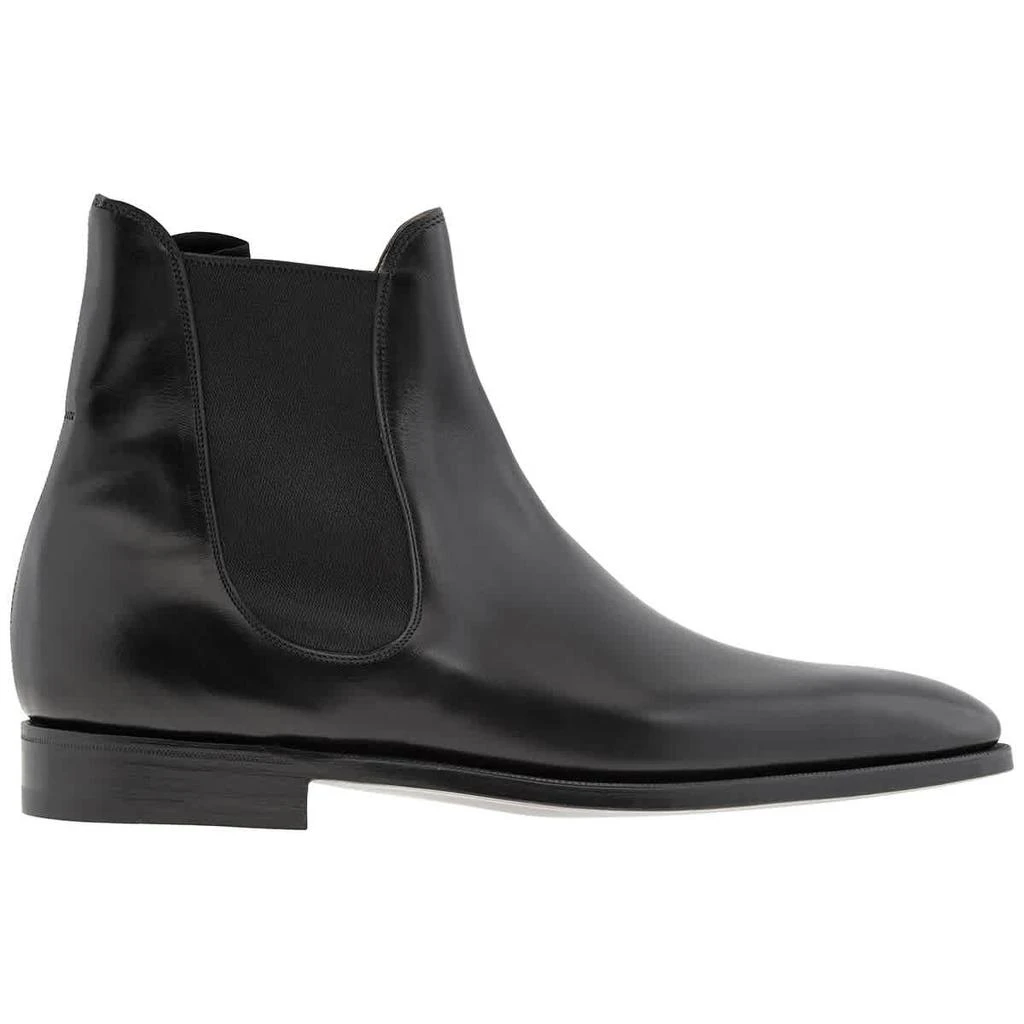 商品Burberry|Burberry Wordsworth Black Smooth Leather Boots, Brand Size 6,价格¥2656,第1张图片