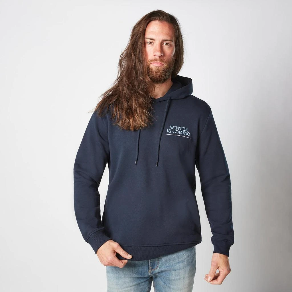 商品Original Hero|Game of Thrones Winter Is Coming Unisex Hoodie - Navy,价格¥343,第4张图片详细描述