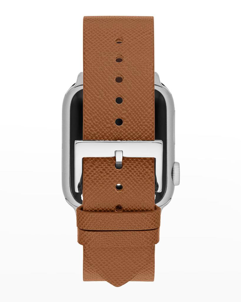 Saffiano Leather Apple Watch Band in Luggage, 38-40mm商品第3张图片规格展示