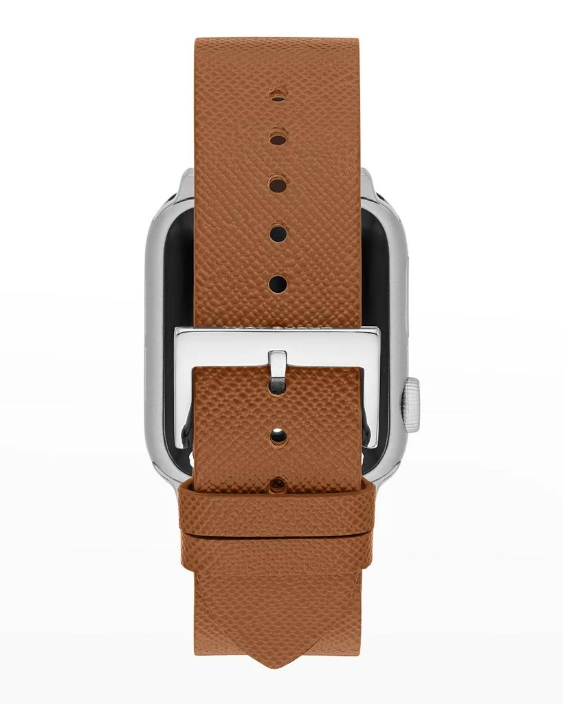 商品Tory Burch|Saffiano Leather Apple Watch Band in Luggage, 38-40mm,价格¥734,第3张图片详细描述