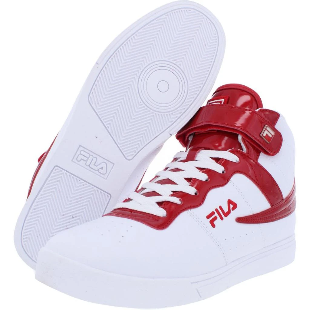 商品Fila|Fila Mens Vulc 13 Anondized Patent Trim Lifestyle High-Top Sneakers,价格¥207,第4张图片详细描述