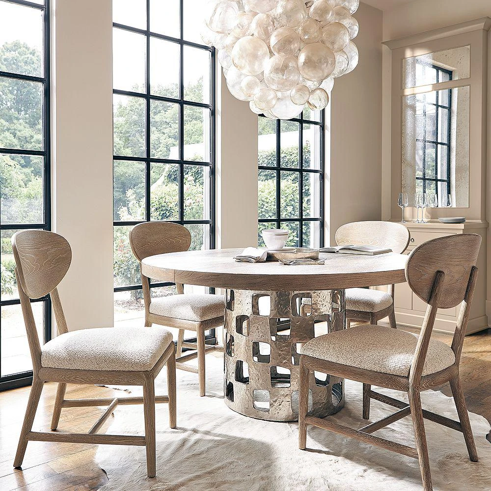 商品Bernhardt|Aventura Small Dining Table,价格¥24163,第1张图片