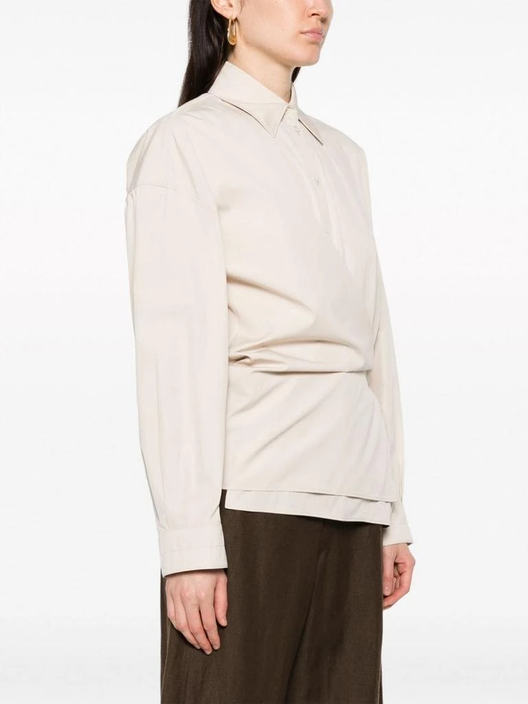 商品Lemaire|LEMAIRE Women Straight Collar Twisted Shirt,价格¥2013,第1张图片