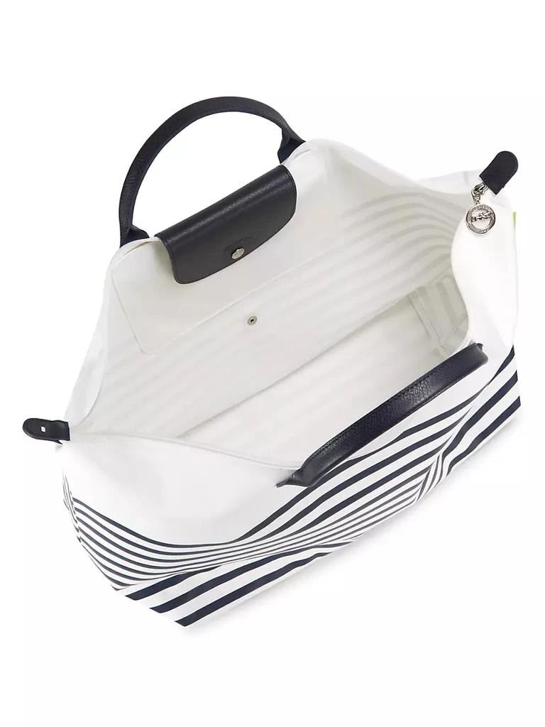 商品Longchamp|Le Pliage Striped Travel Tote Bag,价格¥1392,第3张图片详细描述