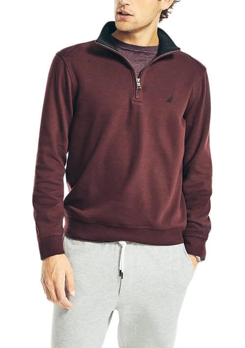 商品Nautica|J Class 1 4 Zip Fleece Sweater,价格¥236,第1张图片