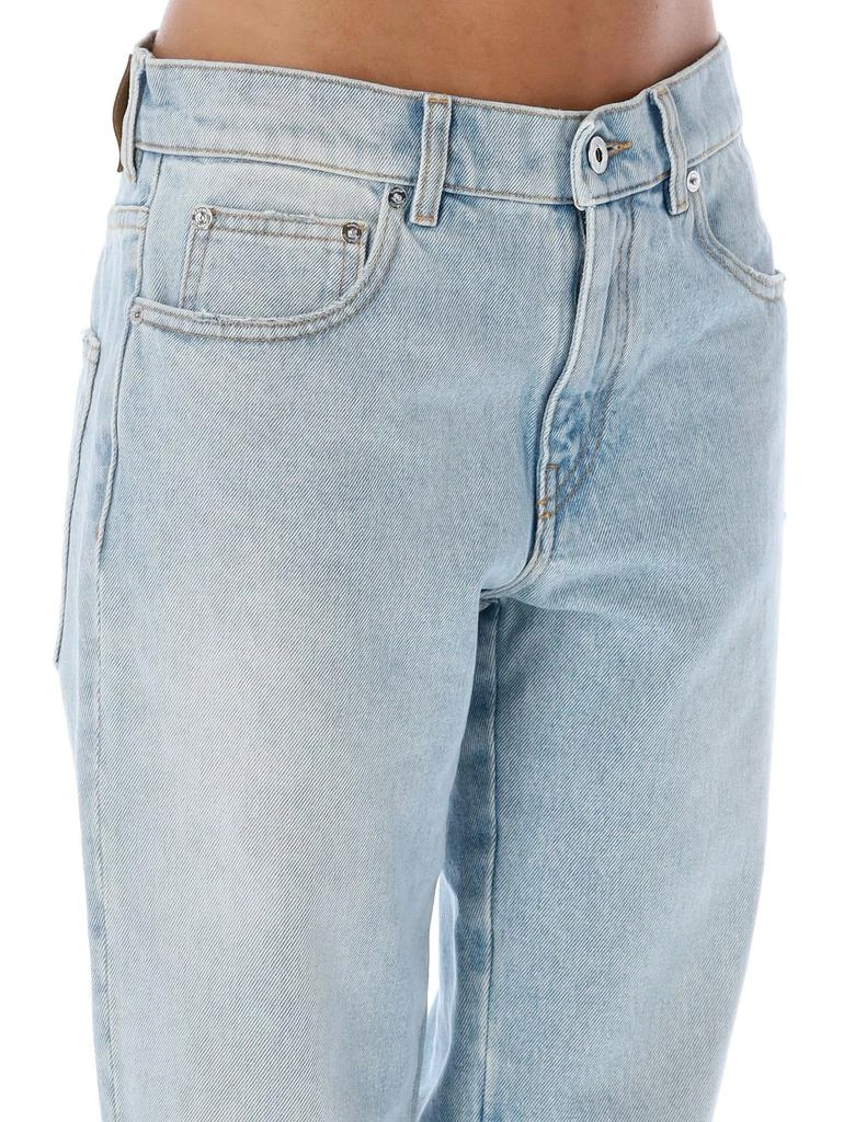 商品Off-White|Off-White Bleach Baby Low-Rise Flared Jeans,价格¥2204,第5张图片详细描述
