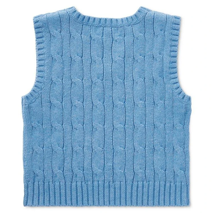商品Ralph Lauren|Ralph Lauren Cable-Knit Cotton Sweater Vest, Baby Boys,价格¥117,第2张图片详细描述