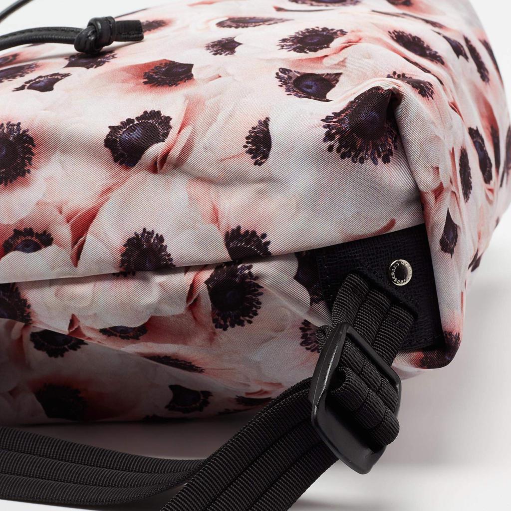 Longchamp Multicolor Floral Print Nylon and Leather Le Pliage Drawstring Backpack商品第10张图片规格展示