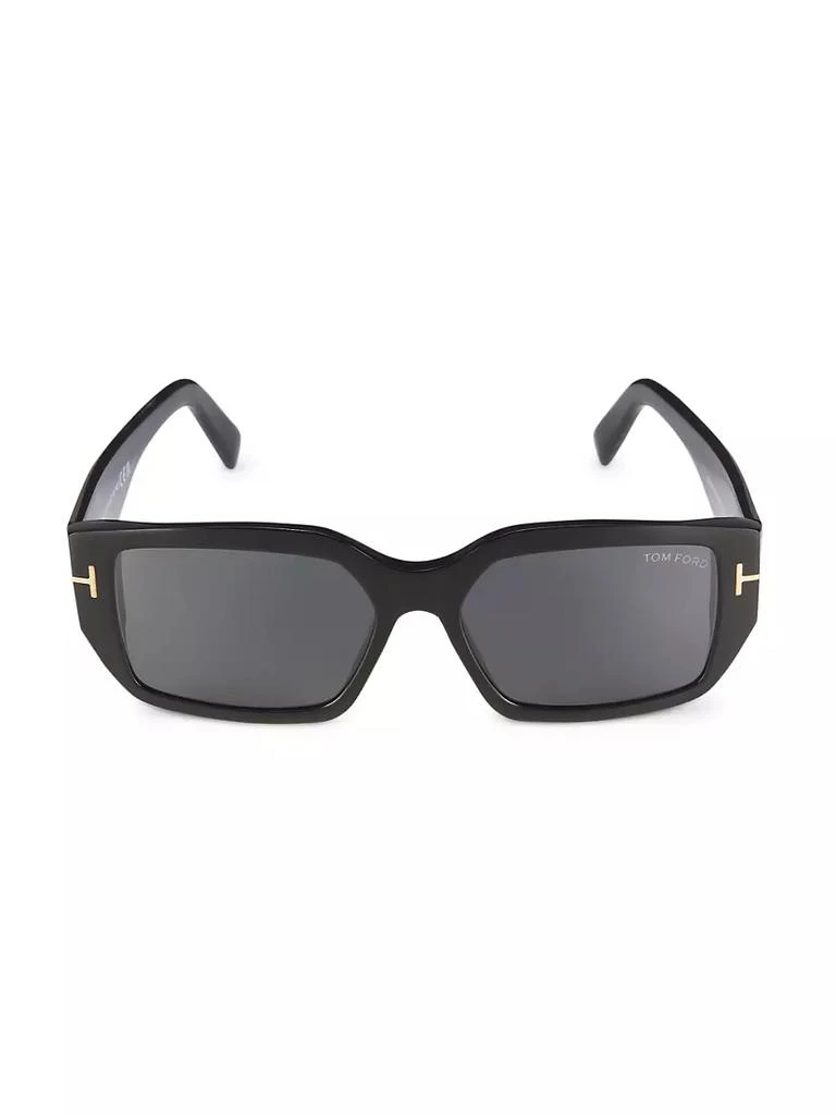 商品Tom Ford|Silvano-02 56MM Square Sunglasses,价格¥3310,第1张图片