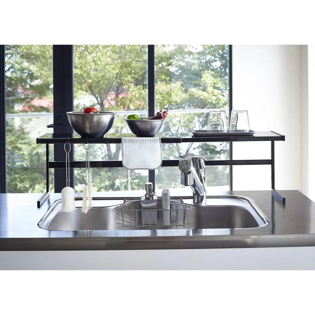 商品Yamazaki|Yamazaki Tower Extendable Kitchen Rack - Black,价格¥513,第3张图片详细描述