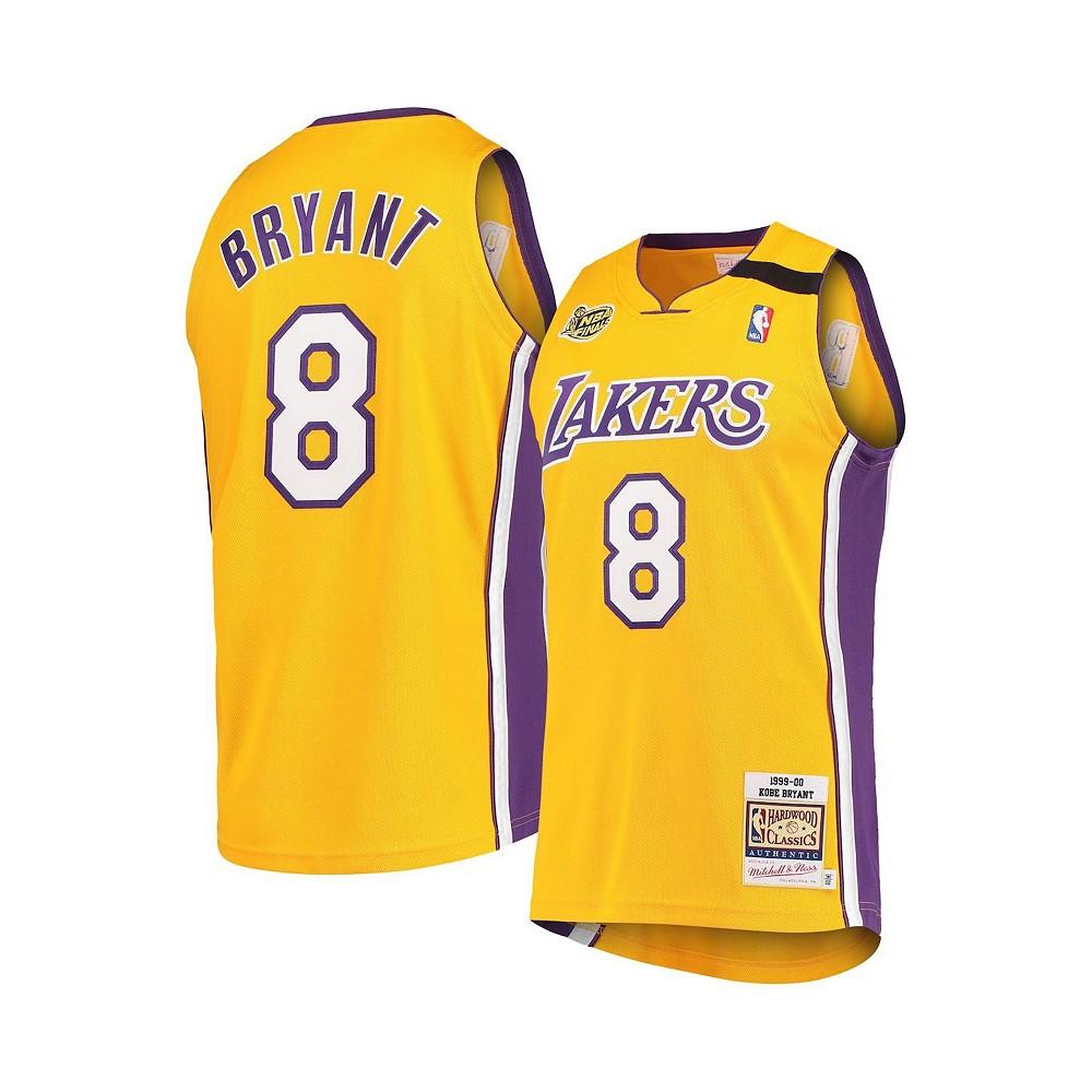 Mitchell & Ness]Men's Kobe Bryant Gold, Purple Los Angeles Lakers